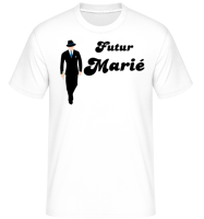 Futur Marié - T-Shirt Shirtinator homme - Blanc - Devant
