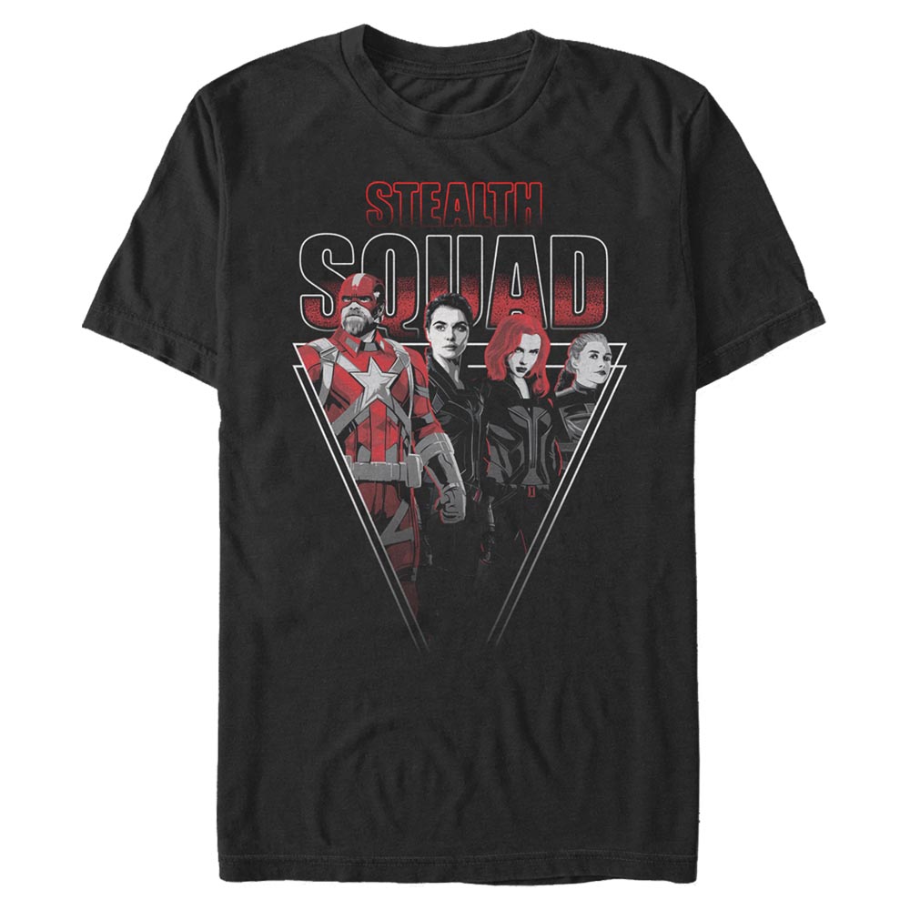 Marvel - Black Widow - Photo de groupe Stealth Squad - Homme T-shirt - Noir - Devant