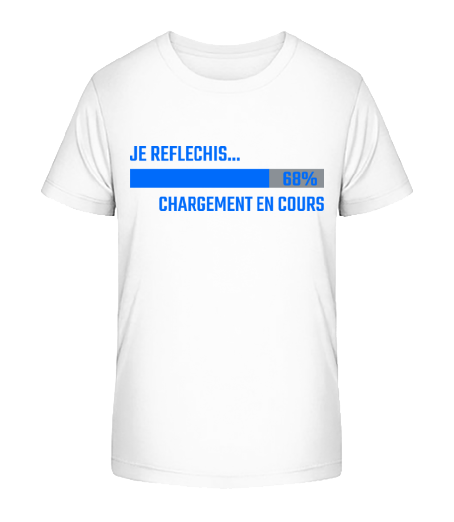 Je Reflechis Chargement · T-shirt bio Enfant Stanley Stella 2.0