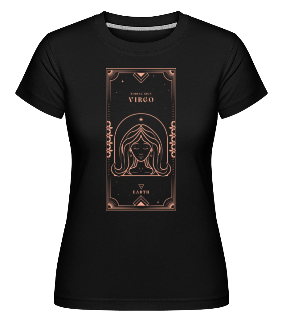 Art Deco Zodiac Sign Virgo ·  T-shirt Shirtinator femme