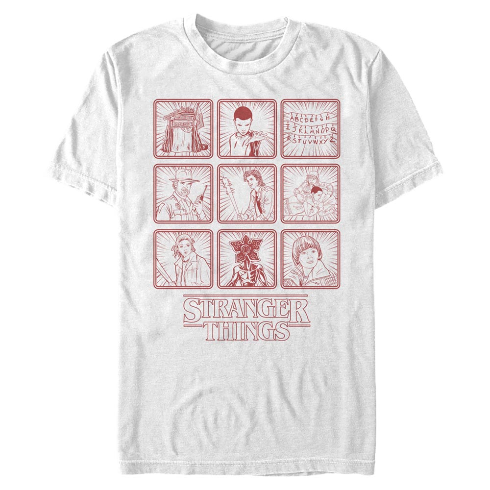 Netflix - Stranger Things - Photo de groupe Season One Line - Homme T-shirt