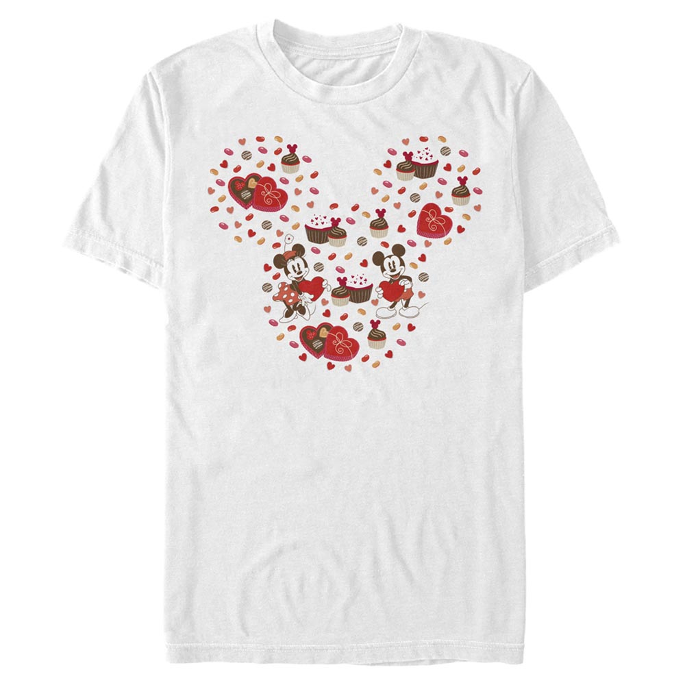 Disney Classics - Mickey Mouse - Mickey et Minnie Mickey Candy - Valentine's Day - Homme T-shirt