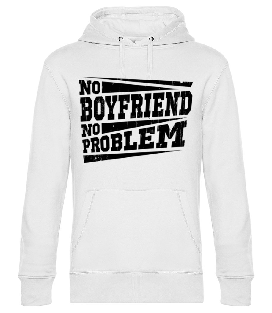 No Boyfriend No Problem · Sweat à capuche standard homme
