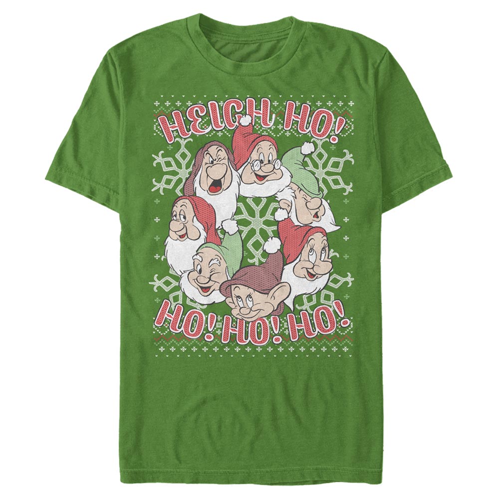 Disney - Blanche-Neige et les Sept Nains - Photo de groupe Seven Dwarf Sweater - Christmas - Homme T-shirt