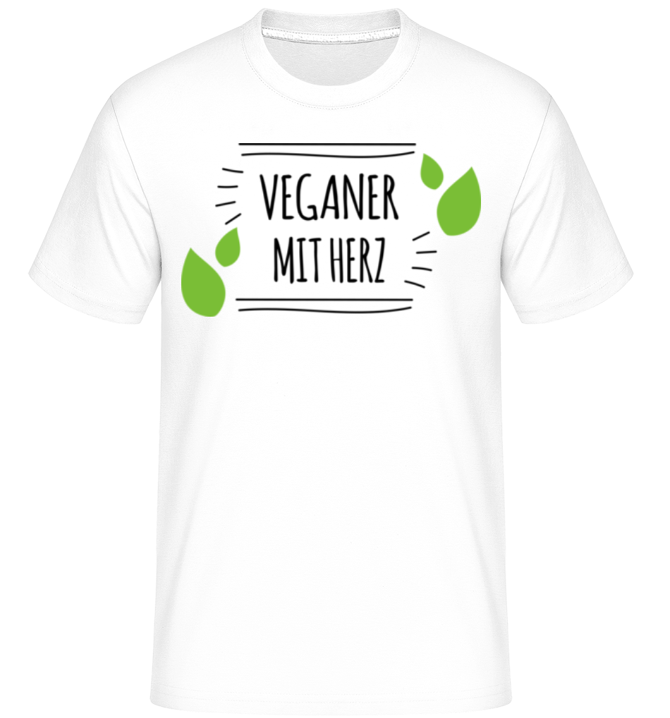 Veganer Mit Herz · Shirtinator Männer T-Shirt