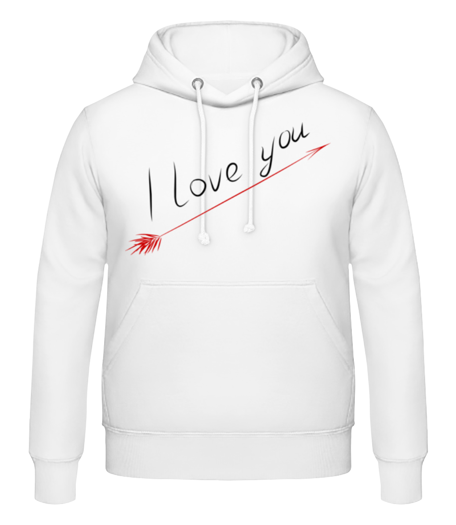 I Love You · Sweat à capuche Homme