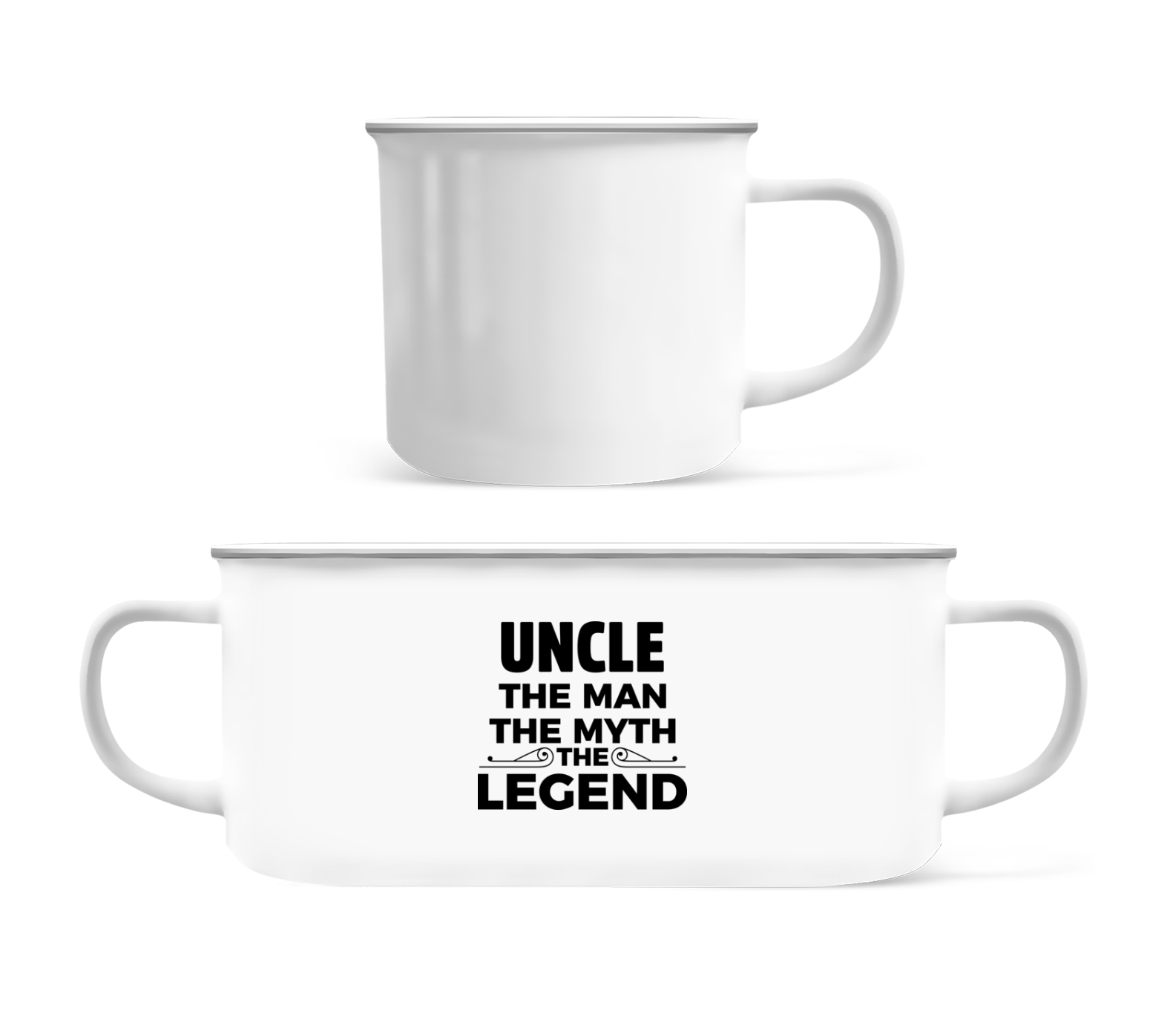 Uncle The Man The Legend · Tasse Émaillée