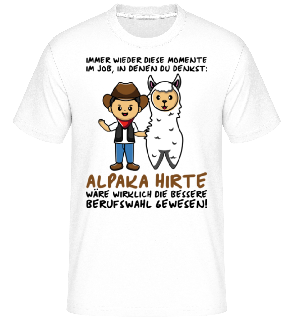 Alpaka Hirte · Shirtinator Männer T-Shirt