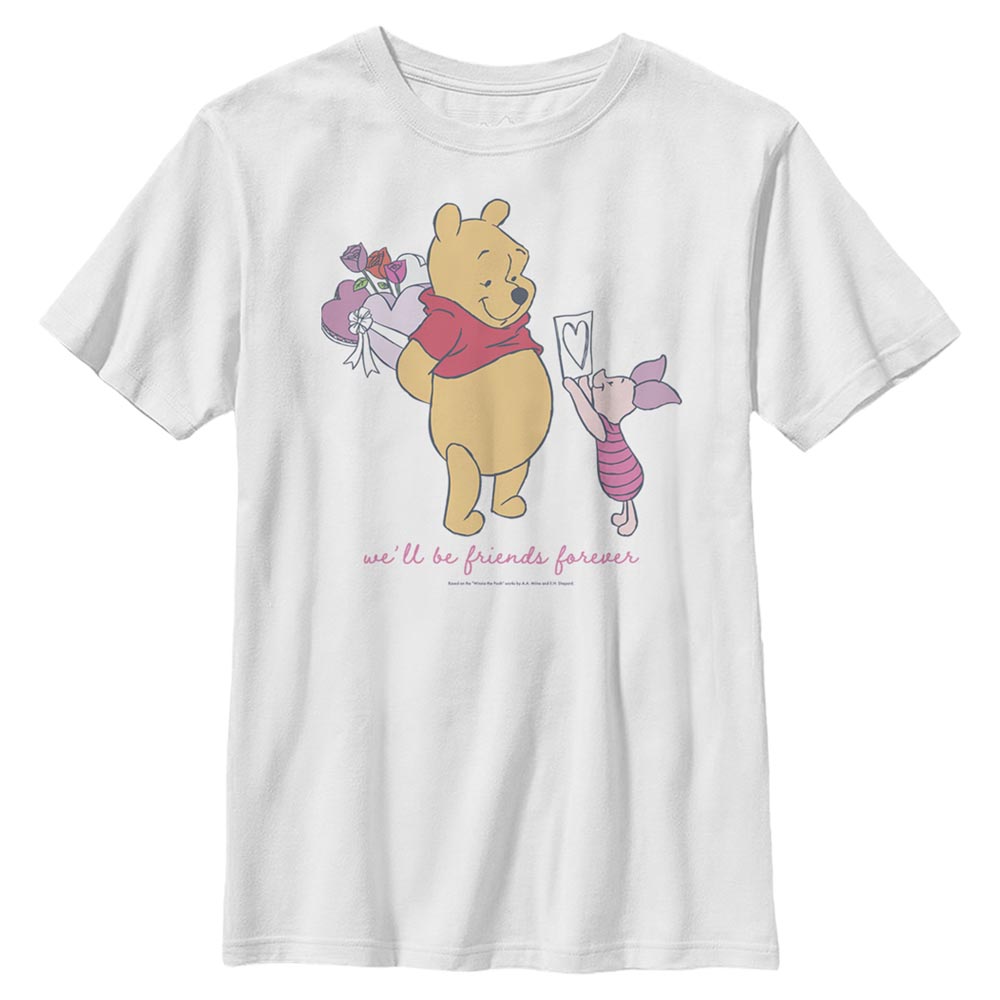 Disney - Winnie l'ourson - Tigrou et Porcinet Friends Forever - Enfant T-shirt