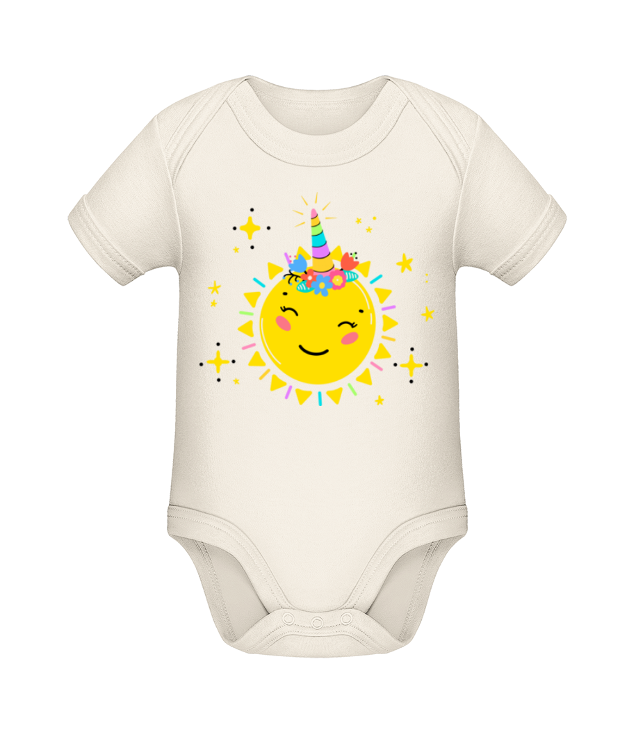 Soleil Heureux · Body manches courtes bio