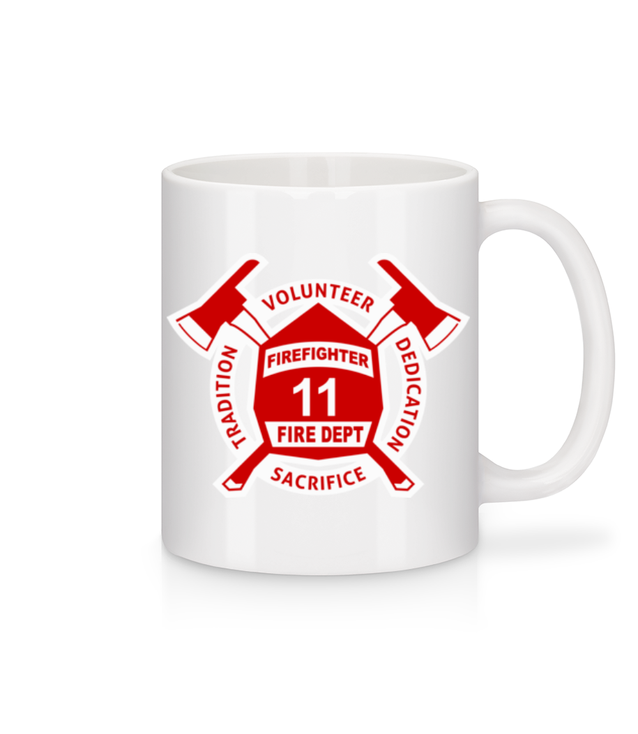Firefighter Fire Dept · Mug en céramique blanc