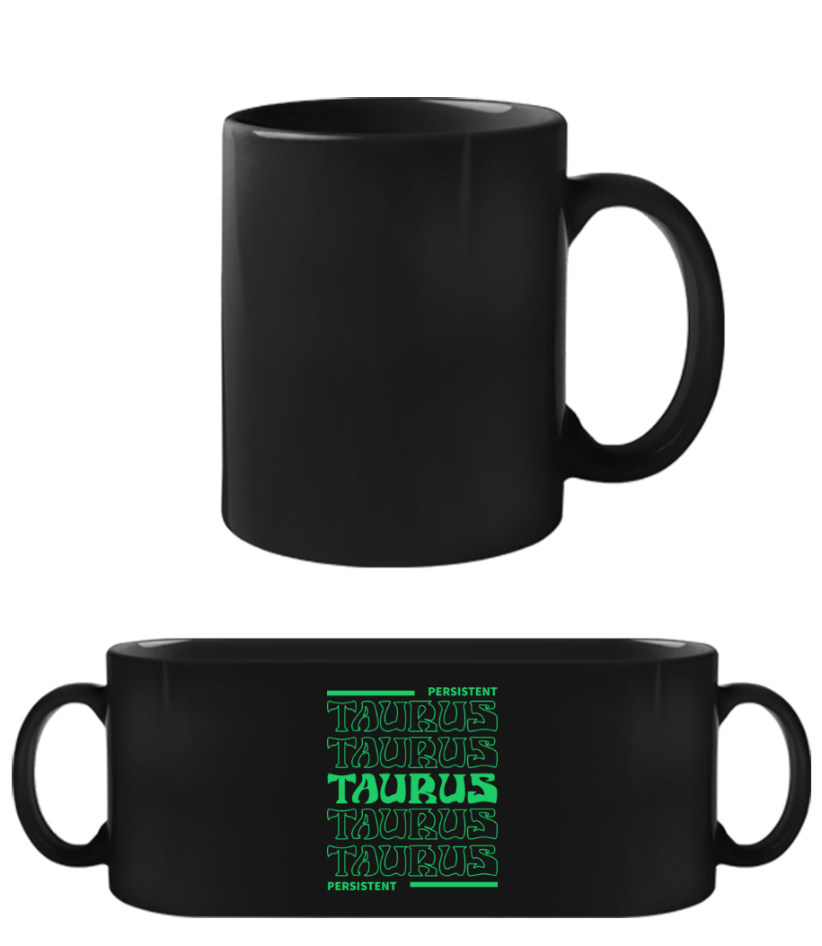 Zodiac Taurus · Tasse Noire