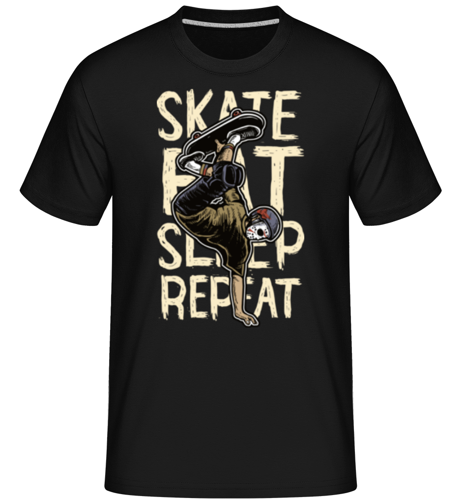 Skate Eat Sleep Repeat ·  T-Shirt Shirtinator homme