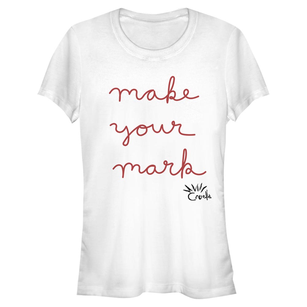 Disney Classics - Cruella - Texte Make Your Mark - Femme T-shirt