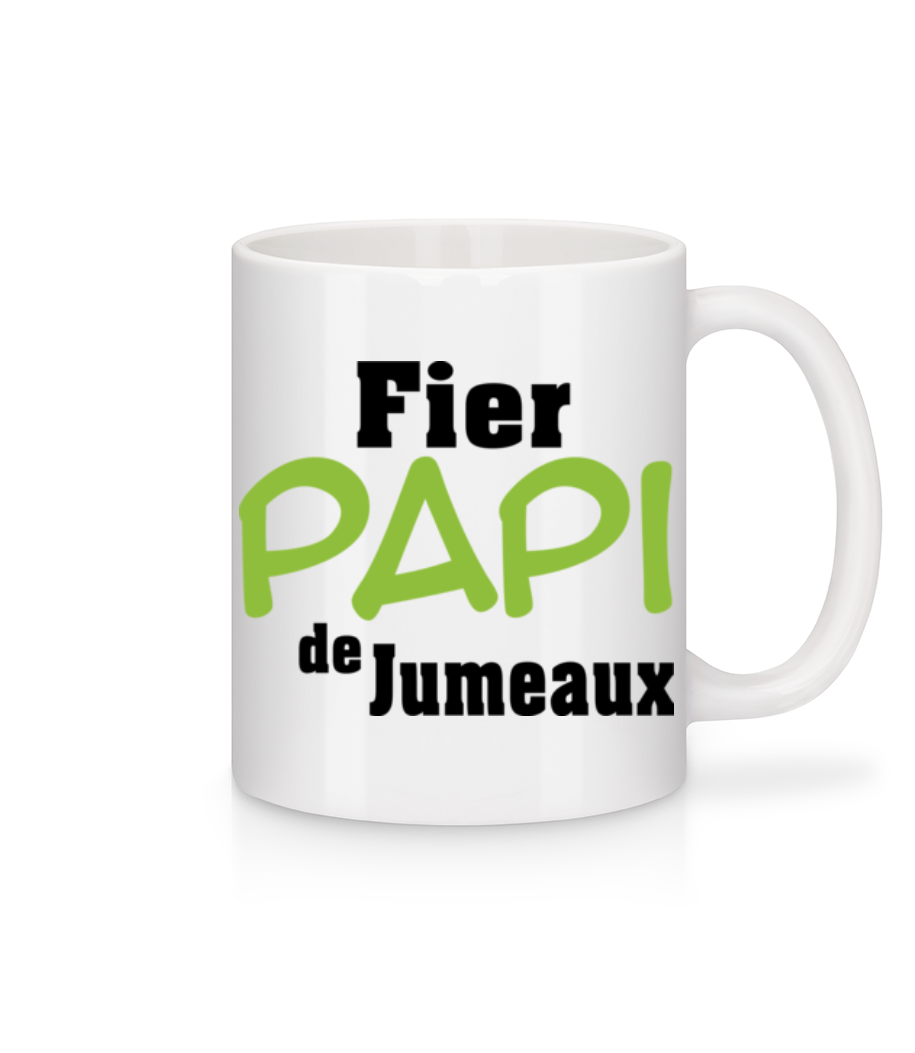 Fier Papi De Jumeaux · Mug en céramique blanc