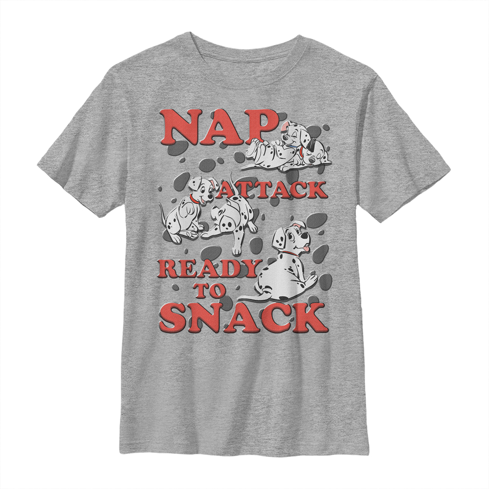 Disney Classics - Les 101 Dalmatiens - Photo de groupe Nap Attack Snack Pups - Enfant T-shirt