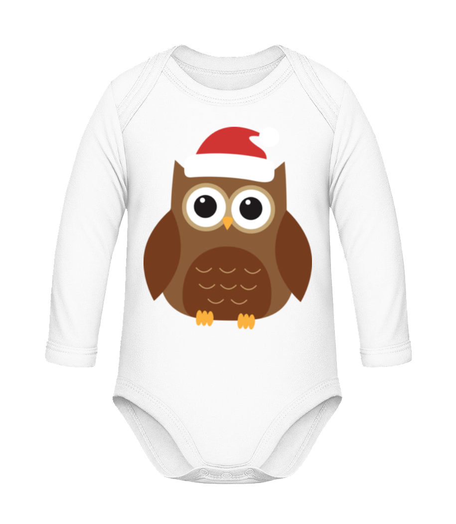 Chouette Ee Noël · Body coton bio manches longues Bébé