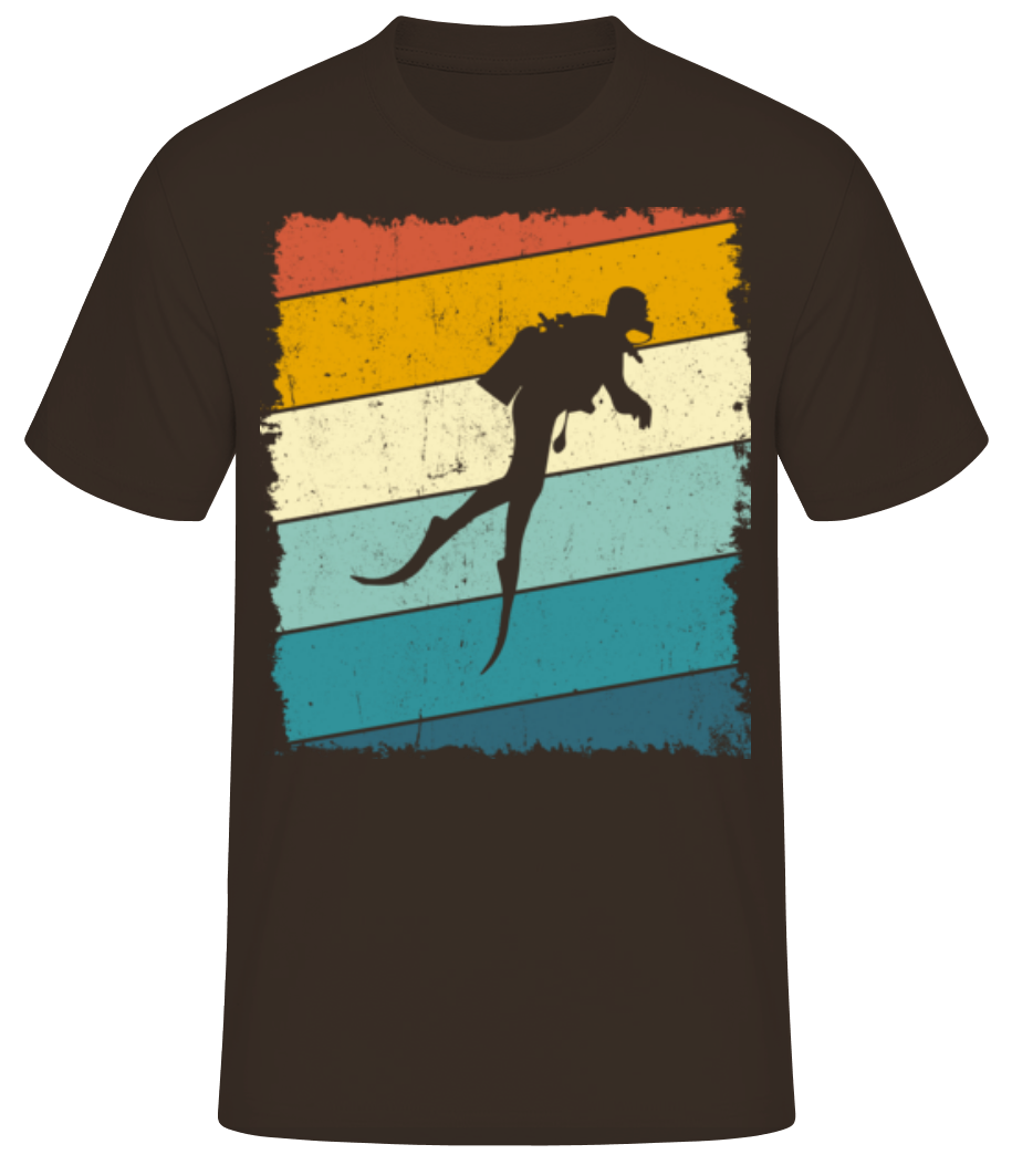 Plongeur Rétro · T-shirt standard Homme