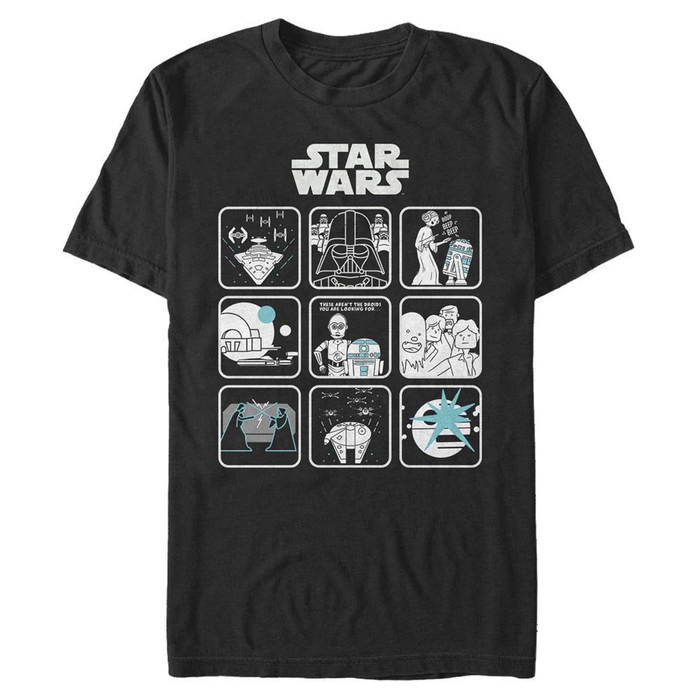Star Wars - La guerre des étoiles - Photo de groupe Episode Four Story - Homme T-shirt