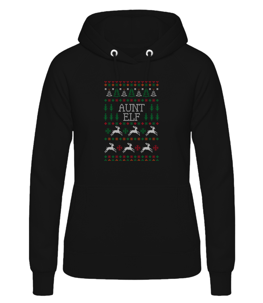 Aunt Elf · Sweat à capuche basique pour femme