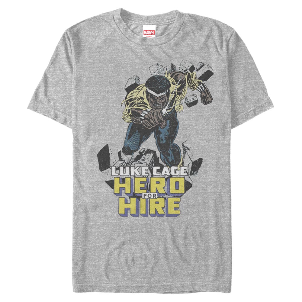 Marvel - The Defenders - Luke Cage Hero For Hire - Homme T-shirt