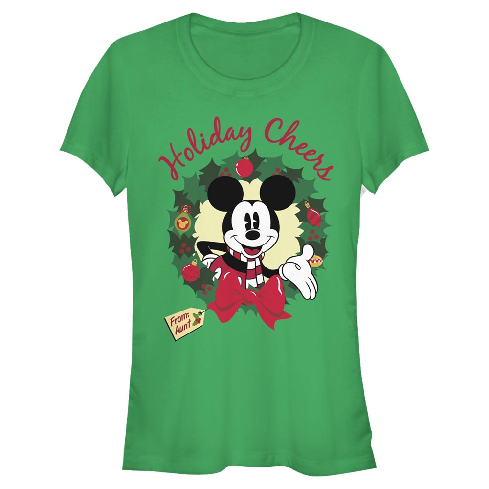 Disney Classics - Mickey Mouse - Mickey Mouse Holiday Cheer Aunt - Christmas - Femme T-shirt