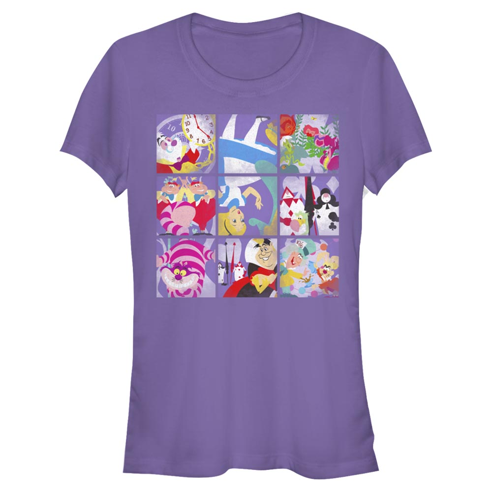 Disney Classics - Alice aux pays des merveilles - Photo de groupe Wonder Art Blocks - Femme T-shirt