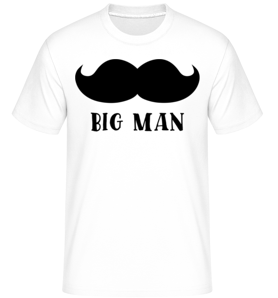 Big Man Mustache ·  T-Shirt Shirtinator homme