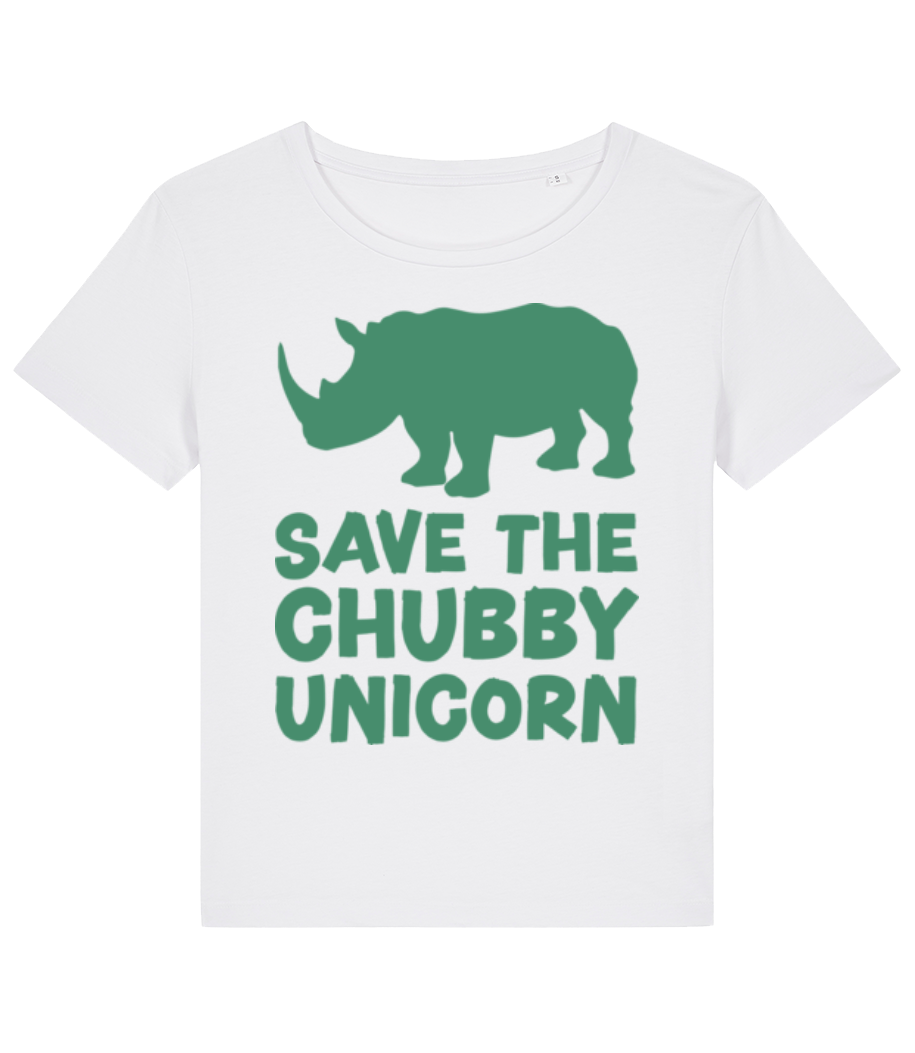 Save The Chubby Unicorn · T-shirt bio Femme Stanley Stella 2.0