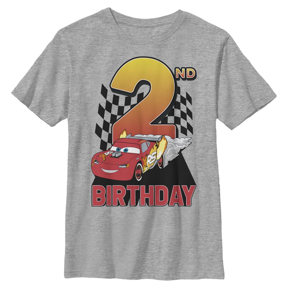 Pixar - Cars - Flash McQueen Lightning Birthday 2 - Birthday - Enfant T-shirt