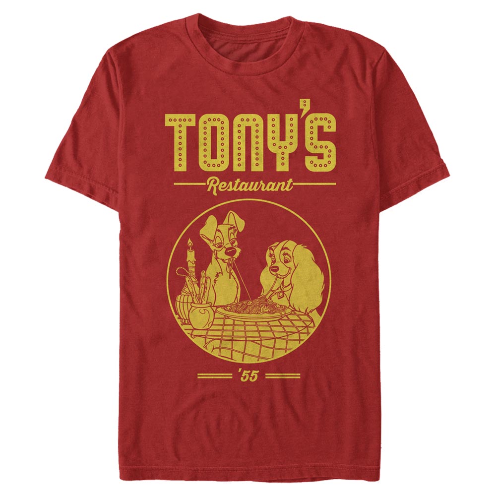 Disney Classics - La Belle et le Clochard - La Belle et le Clochard Tonys Restaurant - Homme T-shirt