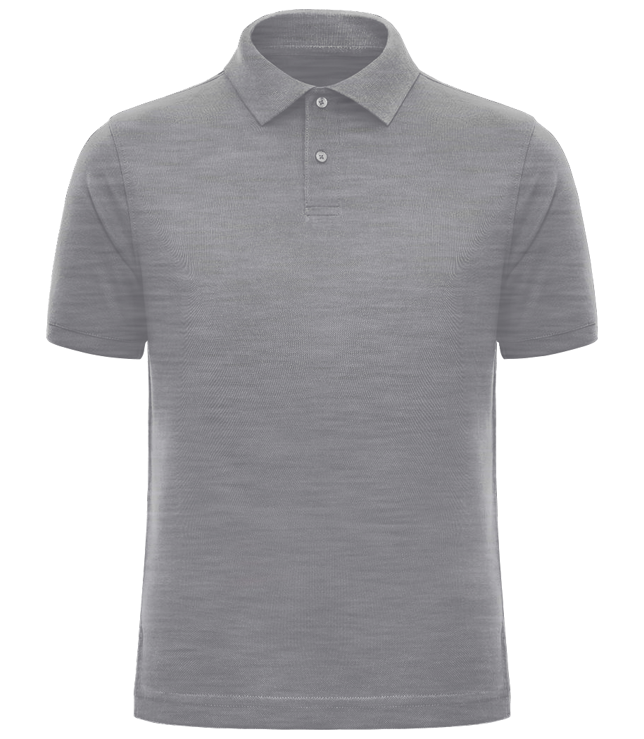 Aperçu: Polo Homme Slim Fit - Gris chiné - Devant