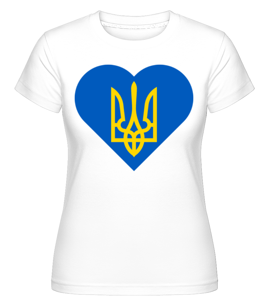 Ukraine Cœur ·  T-shirt Shirtinator femme
