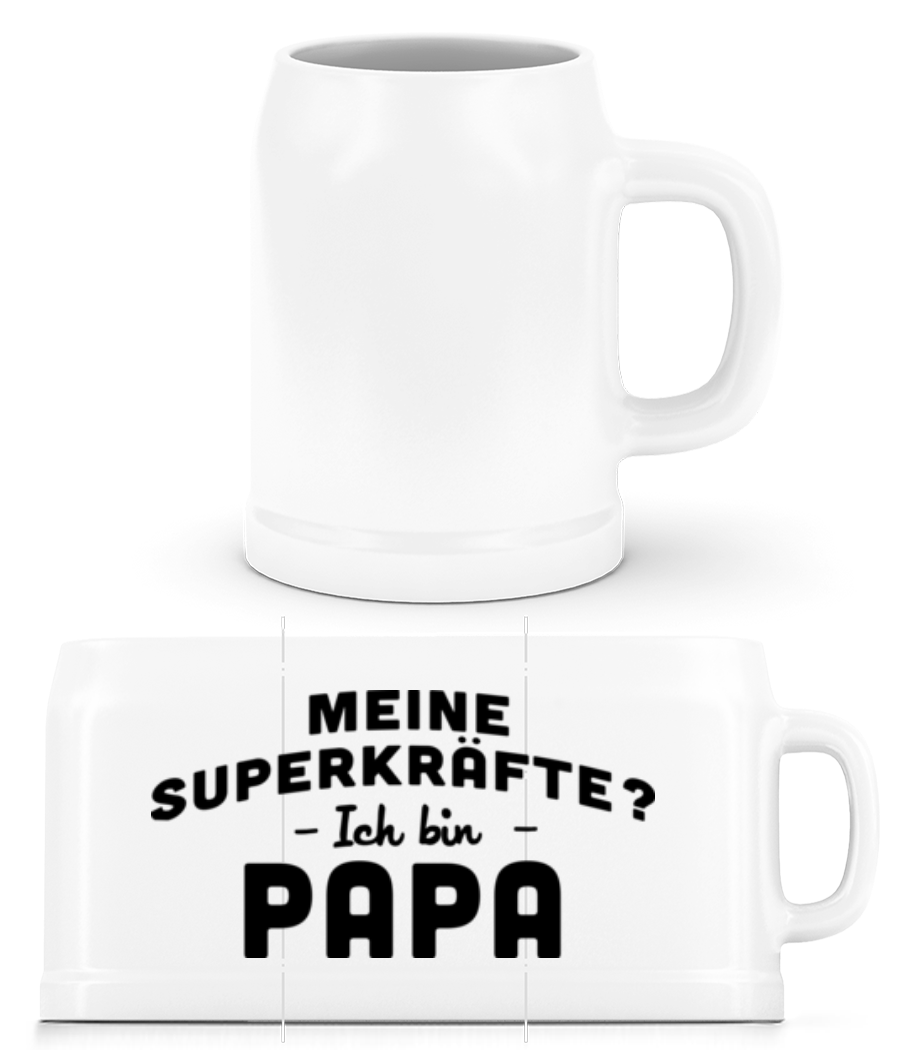 Superkräfte Papa · Bierkrug