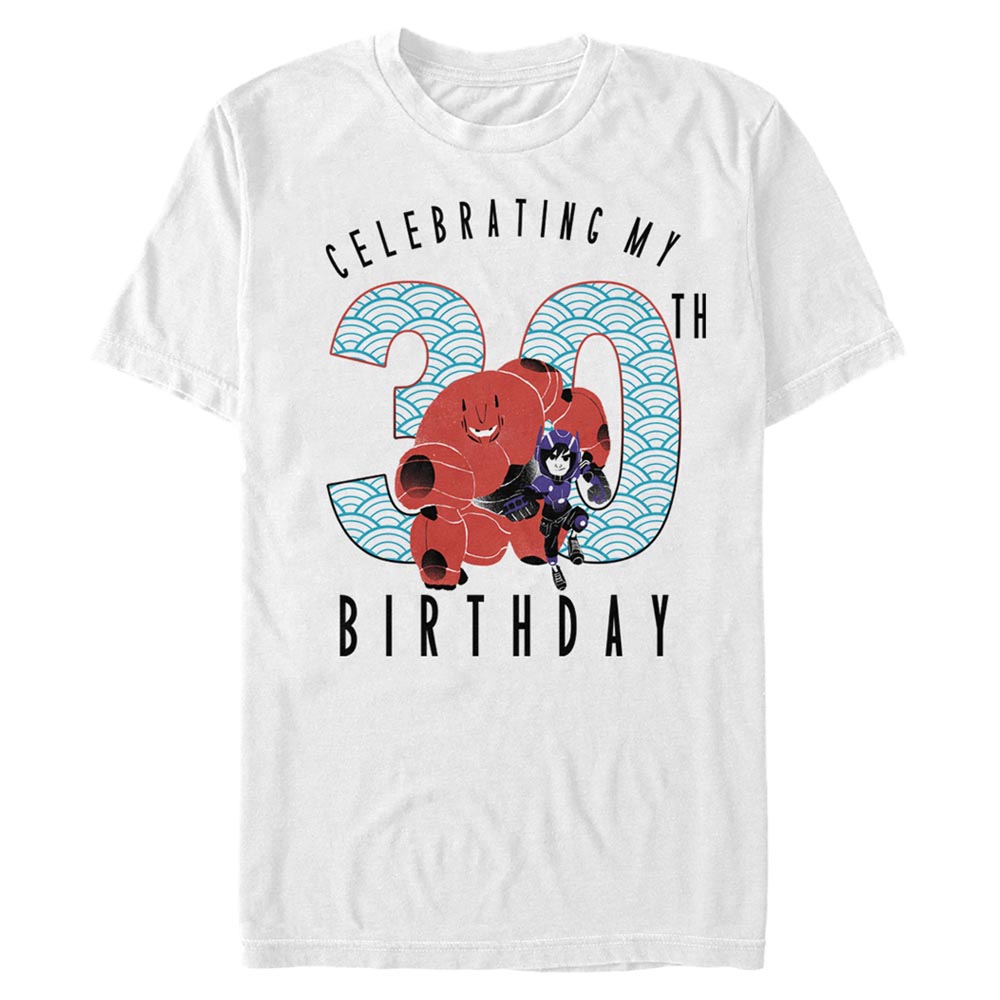 Disney - Les Nouveaux Héros - Baymax & Hiro Baymax 30 Years - Birthday - Homme T-shirt