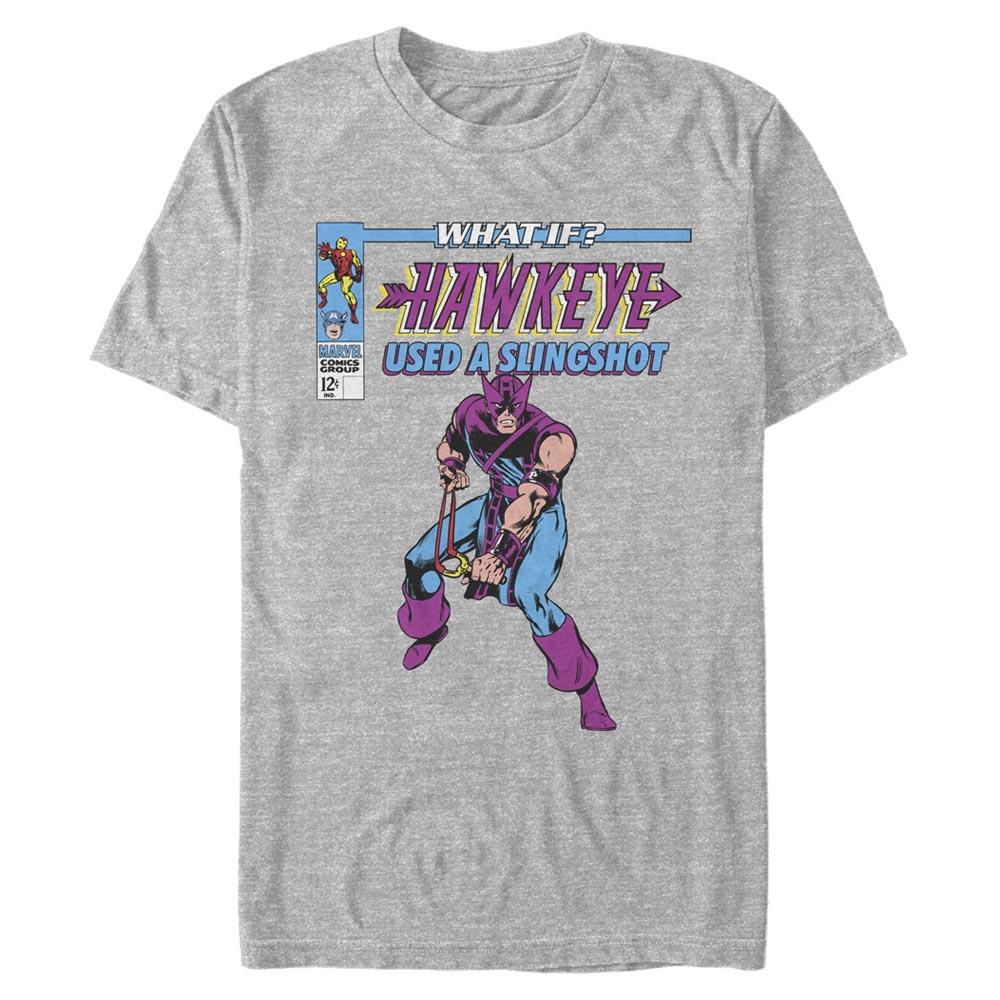 Marvel - Avengers - Hawkeye Wi Hawkey Used A Slingshot - Homme T-shirt