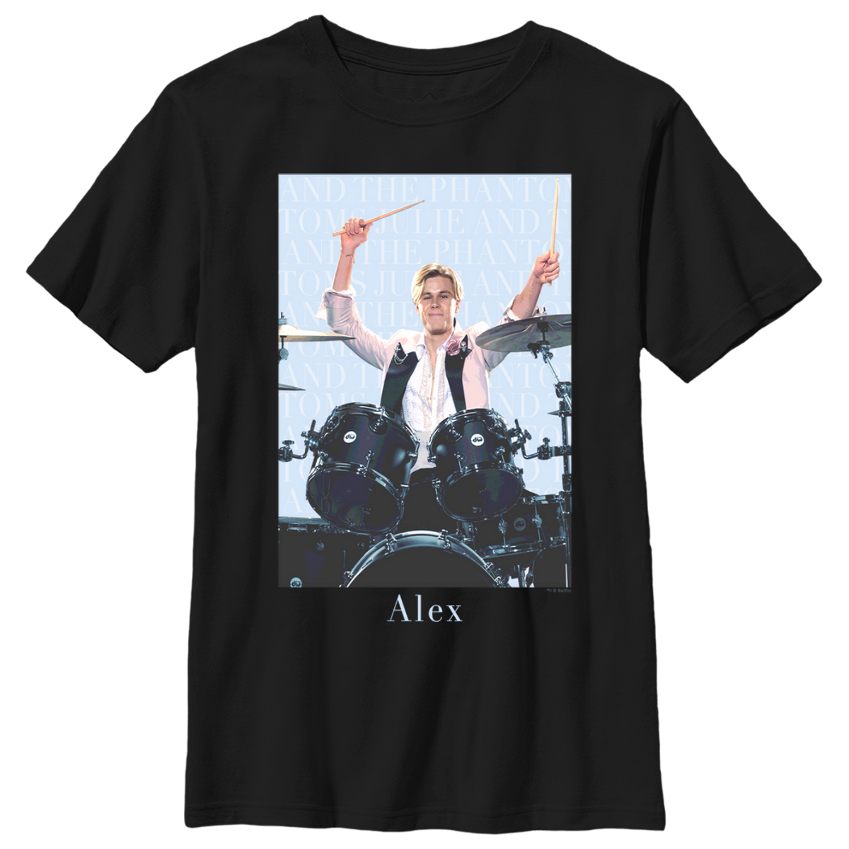 Netflix - Julie And The Phantoms - Alex Drumming - Enfant T-shirt