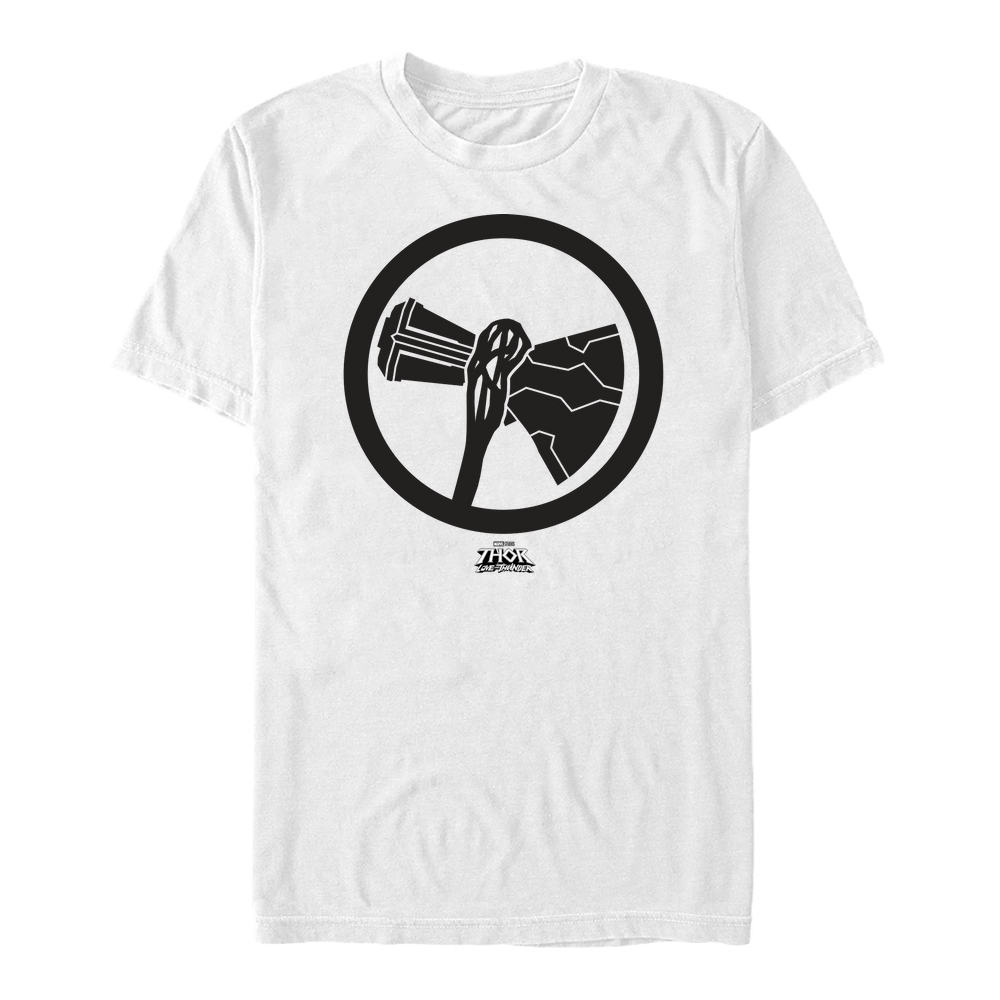 Aperçu: Marvel - Thor Love and Thunder - Stormbreaker Black - Homme T-shirt - Blanc - Devant