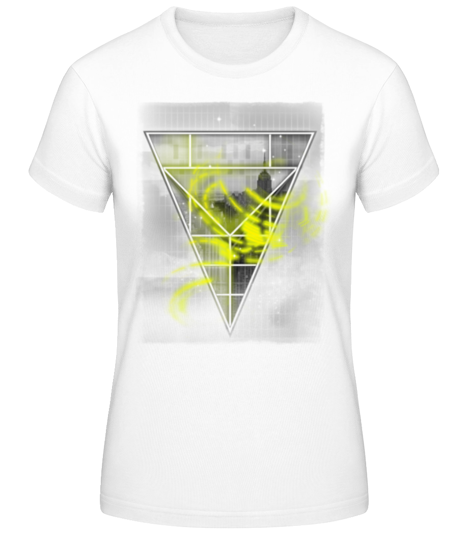 Triangle Contours D'Une Ville · T-shirt standard Femme