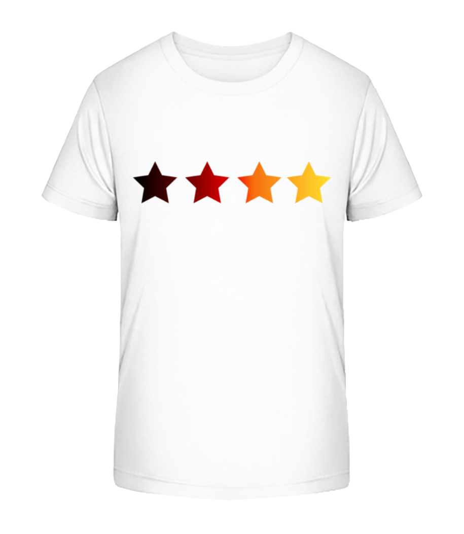 Étoiles Drapeau Allemend · T-shirt bio Enfant Stanley Stella 2.0