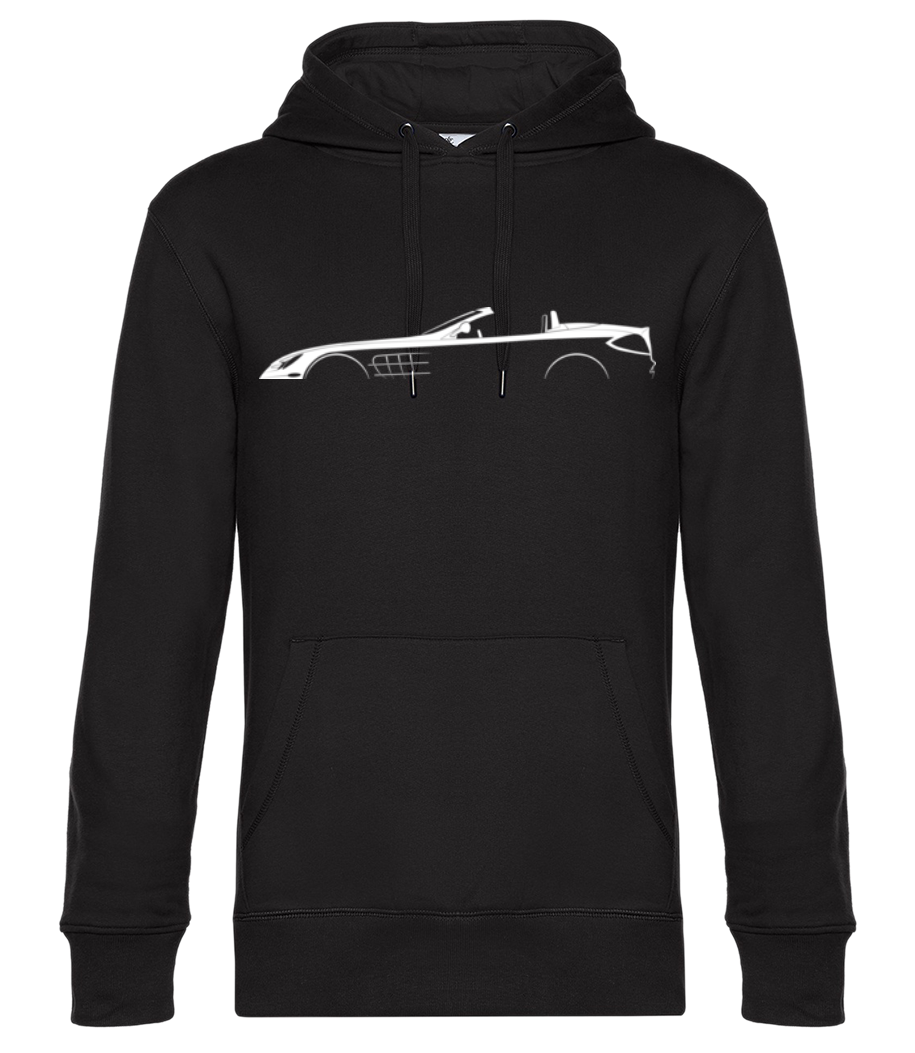 'Mercedes-Benz SLR Roadster' Silhouette - Sweat à capuche premium Unisexe - Noir - Devant