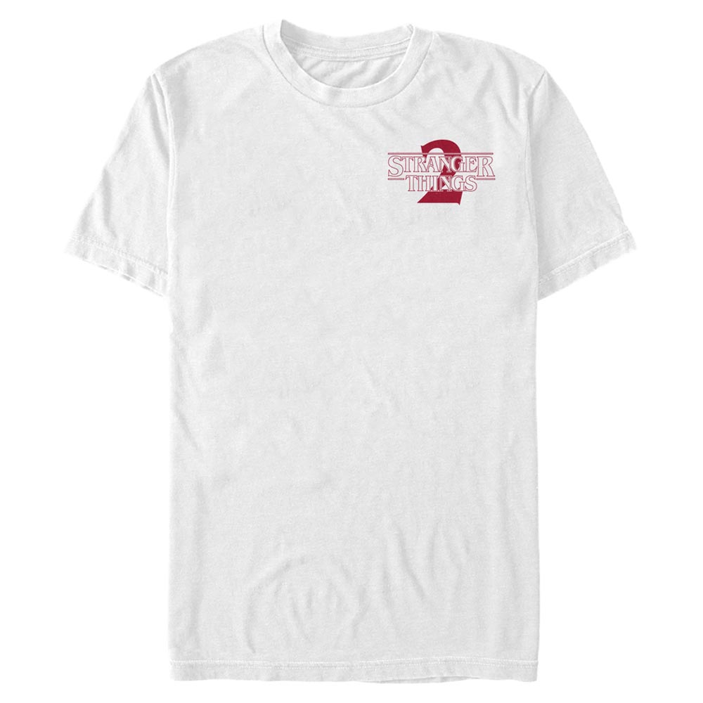 Netflix - Stranger Things - Logo Stranger Two Solid Pocket - Homme T-shirt