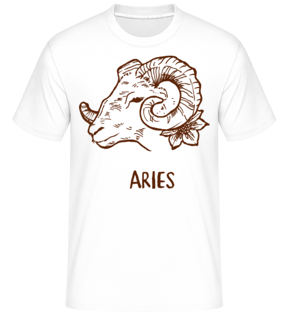 Scribble Style Zodiac Sign Aries ·  T-Shirt Shirtinator homme