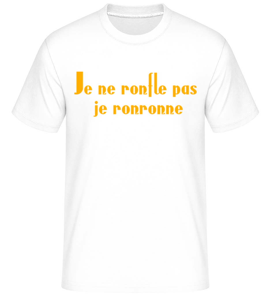 Je Ne Ronfle Pas Je Ronronne ·  T-Shirt Shirtinator homme
