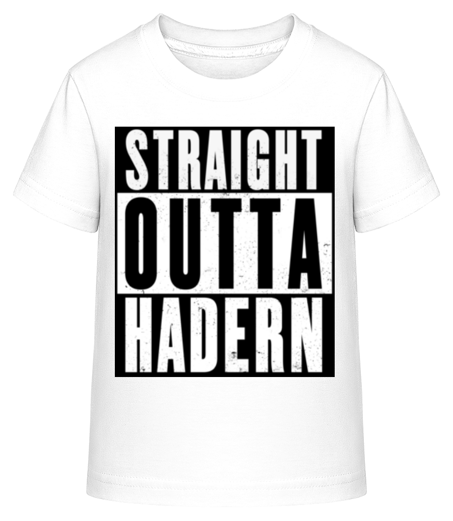 Straight Outta Hadern · Shirtinator Kinder Shirt