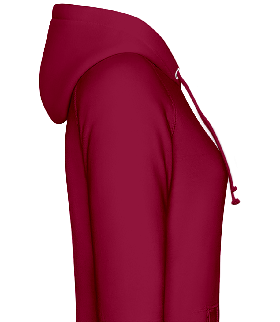 Vorschau: Mum Is Always Right - Frauen Hoodie - Bordeaux - Rechts