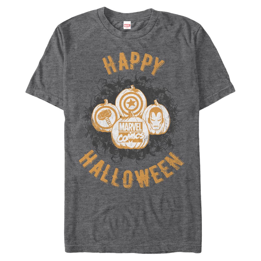 Marvel - Avengers - Photo de groupe Pumpkins - Halloween - Homme T-shirt