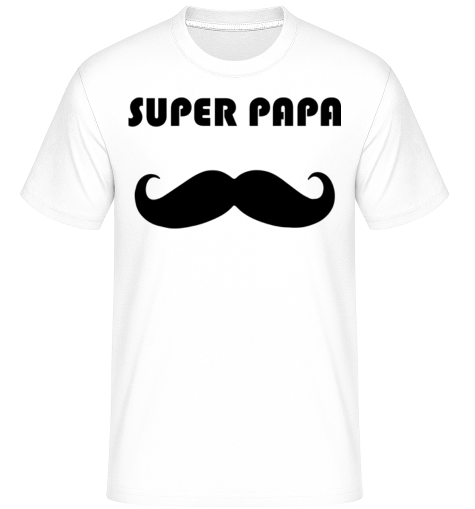 Super Papa Mustache ·  T-Shirt Shirtinator homme