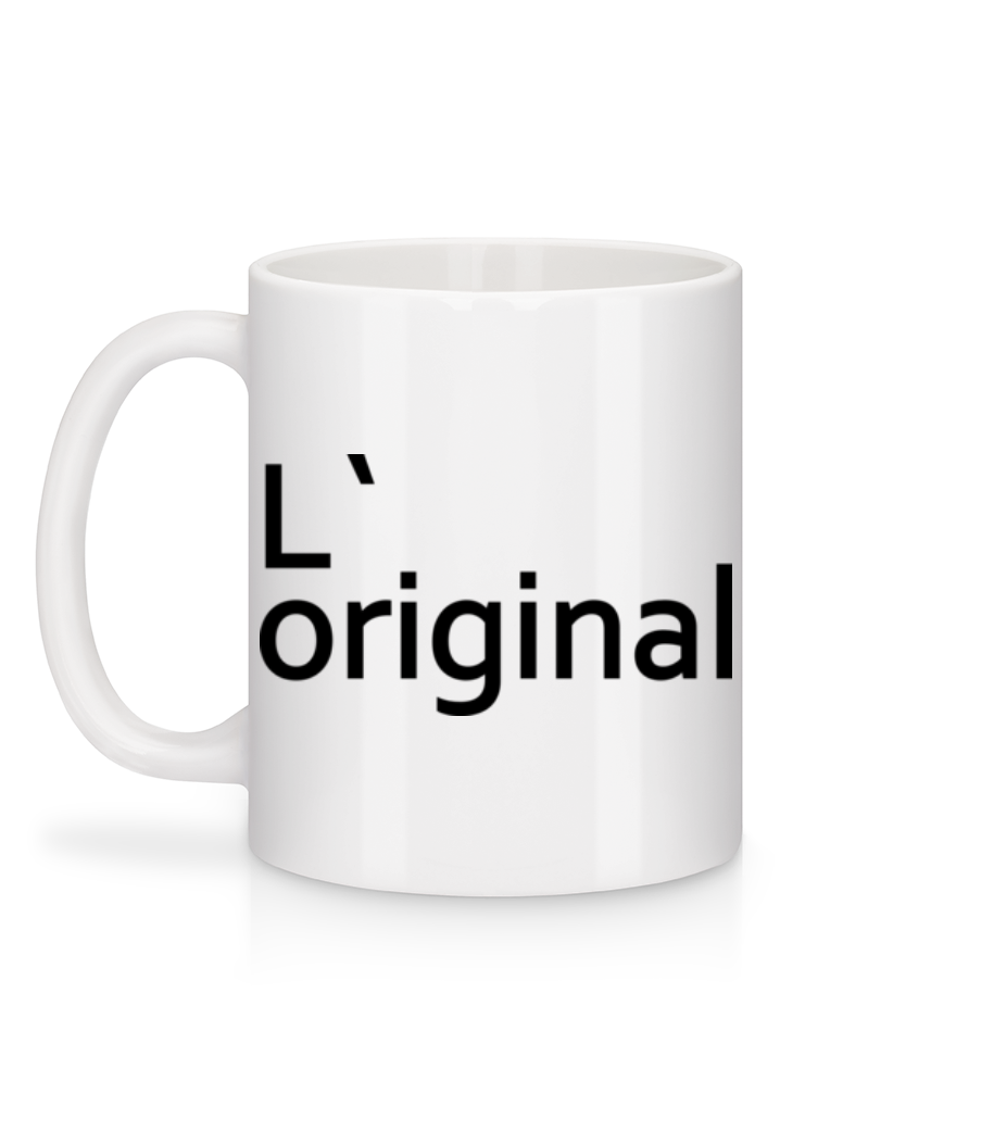 Aperçu: L`Original - Mug en céramique blanc - Blanc - Derrière