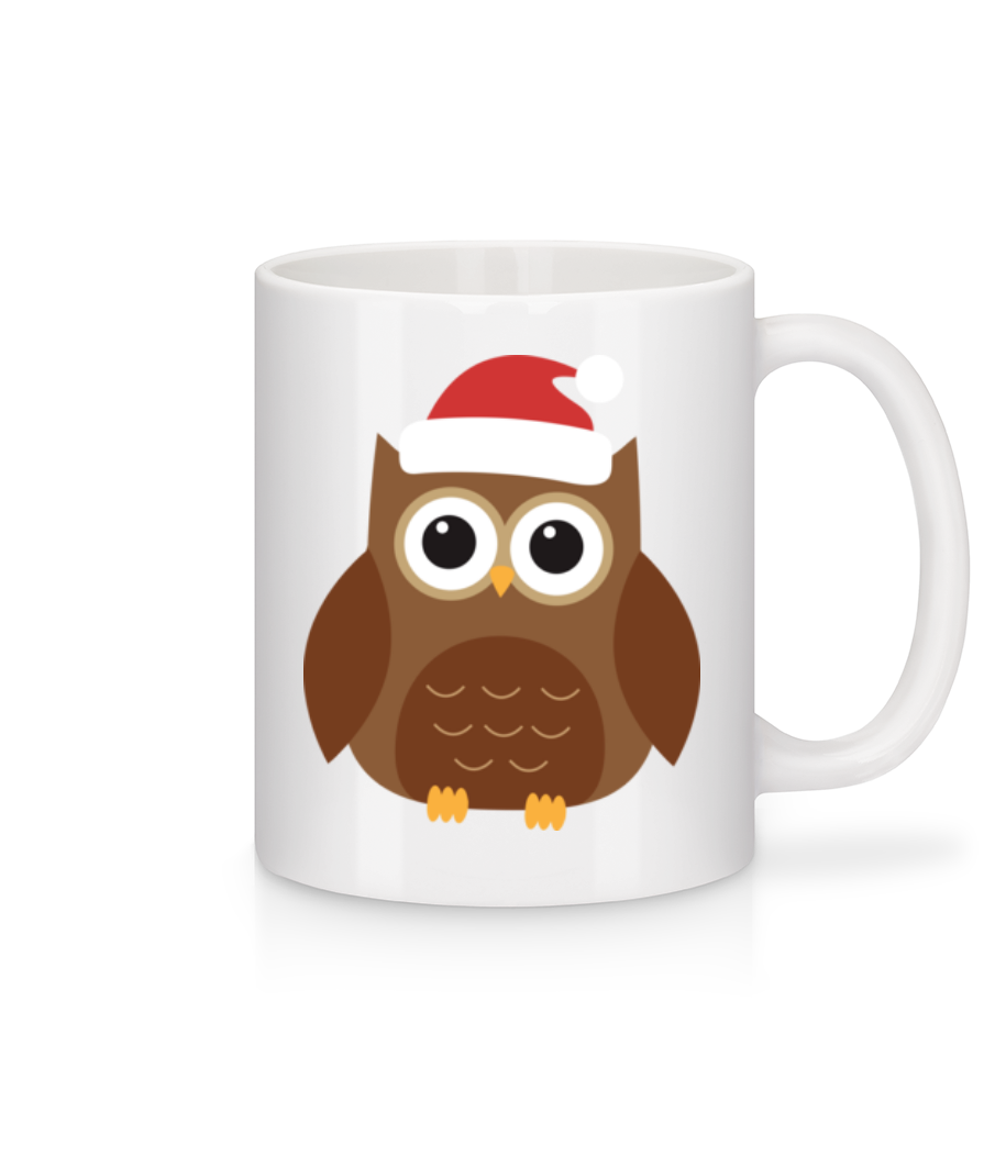 Chouette Ee Noël · Mug en céramique blanc